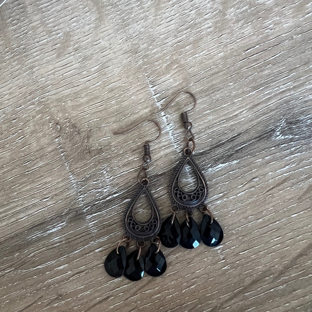 Antique cooper earrings